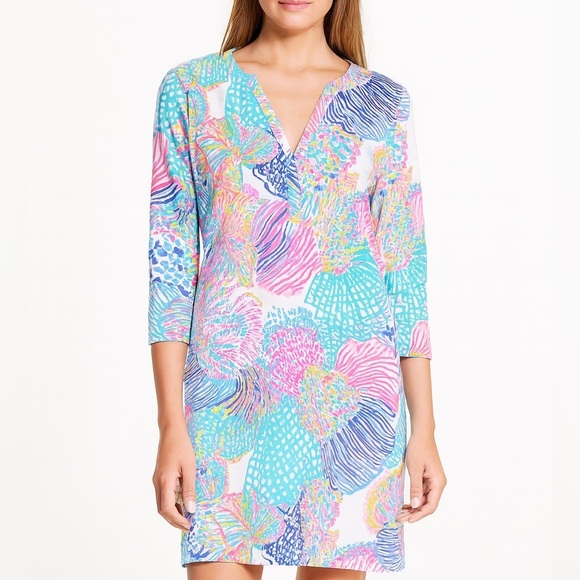 Lilly Pulitzer Dresses & Skirts - Lilly Pulitzer Ali Roar Of The Seas Pima Cotton Dress Large